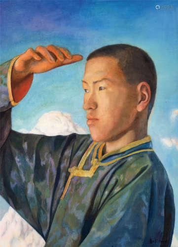 朝戈（b.1957） 2004年作 云 布面油画