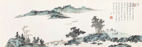 溥儒（1896～1963） 不见数峰久 镜心 设色纸本