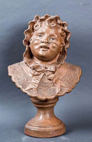 Albert RIFFARD (1859 1915) Buste de jeune enfant T…