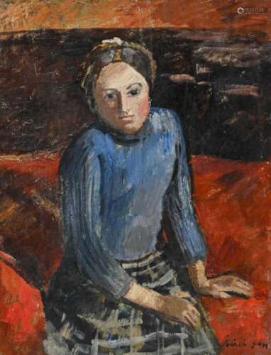 Marcel SAINT JEAN (1914 1994) Jeune fille assise H…