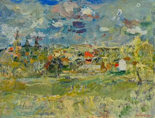 Marcel SAINT JEAN (1914 1994) Paysage à Saint Germ…