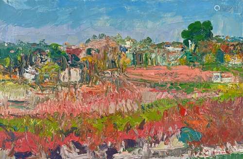 Marcel SAINT JEAN (1914 1994) Vignes rouges du Var…