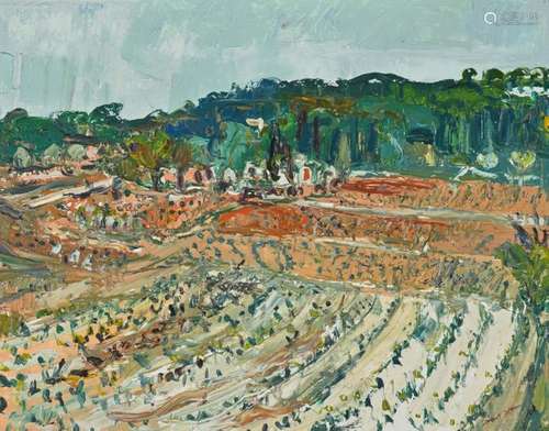 Marcel SAINT JEAN (1914 1994) Paysage varois en hi…