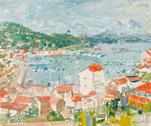 Marcel SAINT JEAN (1914 1994) Le Port (Var) Huile …