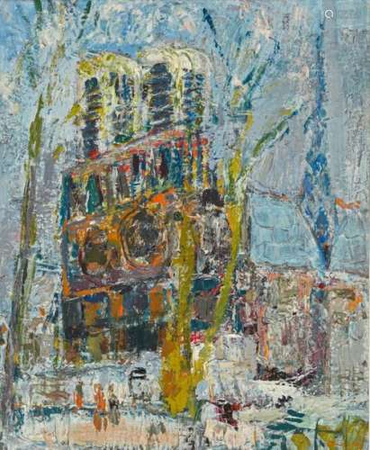 Marcel SAINT JEAN (1914 1994) La Cathédrale (Notre…