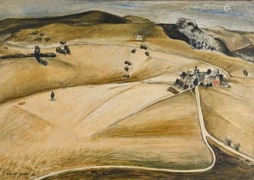 Marcel SAINT JEAN (1914 1994) Paysage vallonné, 19…