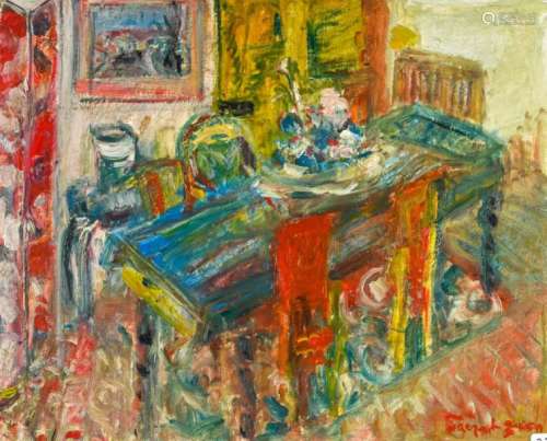 Marcel SAINT JEAN (1914 1994) La table Huile sur t…