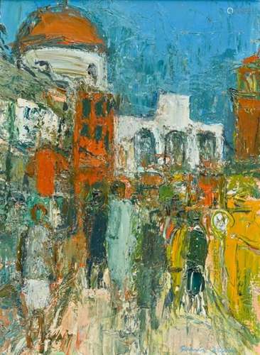 Marcel SAINT JEAN (1914 1994) Plaka [Athènes] Huil…