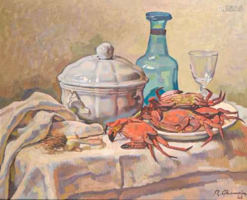 René CHANCRIN (1911 1981) Nature morte aux crabes …