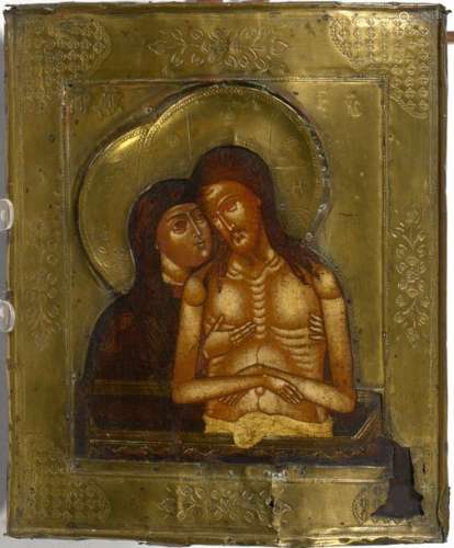 Icon painted in tempera on wood \