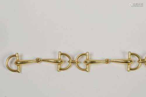 Bracelet in 18 karat yellow gold, model \