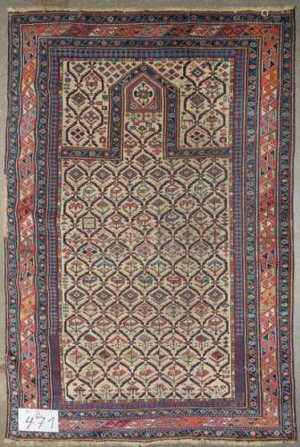 Handmade woollen Shirvan prayer rug of Dagestan de…
