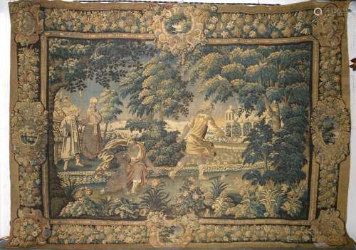 Large tapestry representing \