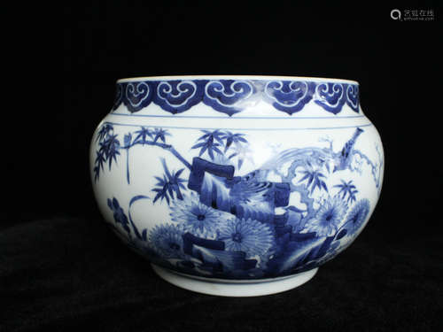 CHINESE BLUE WHITE PORCELAIN BOWL