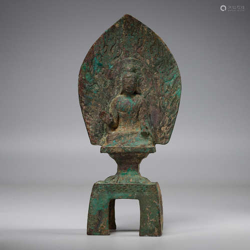 CHINESE BRONZE FIGURE OF BUDDHA