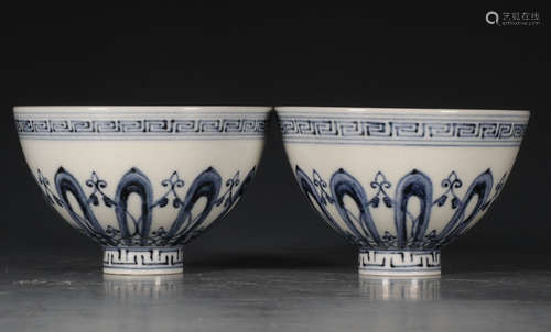 CHINESE BLUE WHITE PORCELAIN BOWL