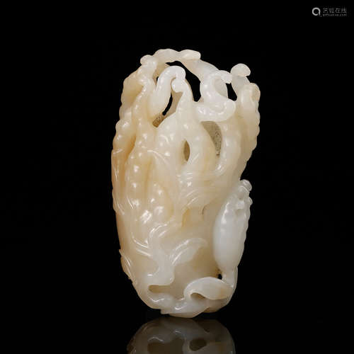 CHINESE WHITE JADE FINGER CITRON