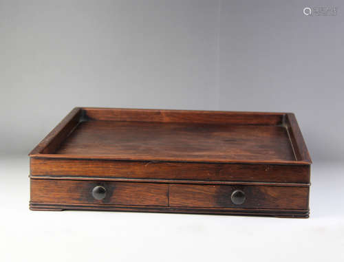 CHINESE HARDWOOD DISPLAY TRAYS