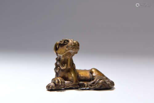 A Chinese Copper Paper Weight