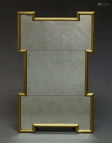 Julian Chichester, A ‘Hennessy’ overmantle mirror, of recent manufacture, with three plates set
