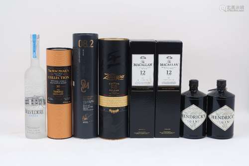 A collection of spirits, to include a single bottle of Gordon & MacPhail's 'The MacPhail's