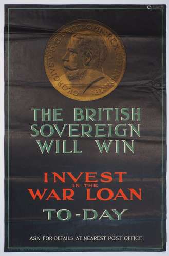 WWI INTEREST: a war loan poster, 'YOU HAVE IN YOUR POCKET SILVER BULLETS THAT WILL STOP THE