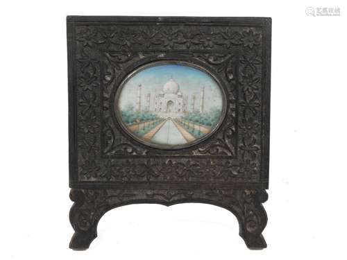 An Indian miniature of the Taj Mahal, late 19th/early 20th century,Please refer to department for