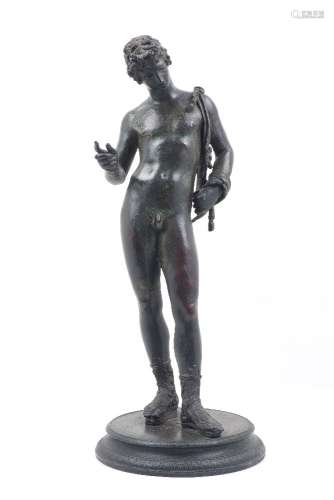 AMENDMENT: Please note that the lot should read 'A 19th Century Grand Tour Italian patinated bronze