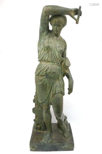 A patinated resin model of Diana, after the Antique, of recent manufacture in the manner of the