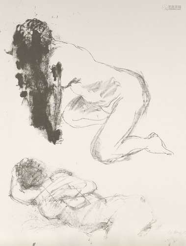 Sir Anthony Caro OM CBE, British 1924-2013- Untitled nude studies; lithograph on wove, signed and