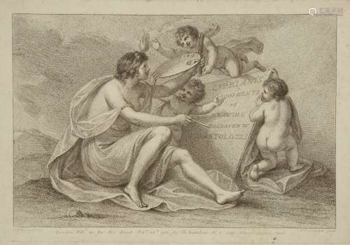 Francesco Bartolozzi RA, Italian 1727-1815- Rudiments of drawing, after Giovanni Battista