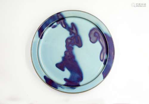 jun kiln porcelain plate