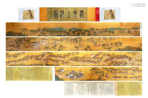 painting - Chou Ying (Old Collection of Qing Palace)