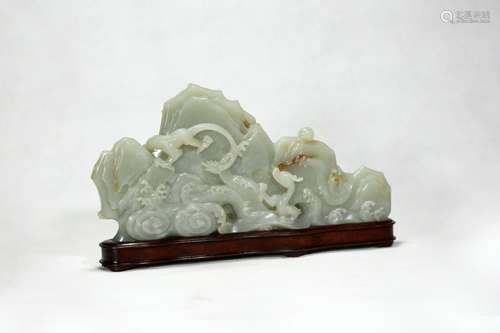 Hetian jade ornament