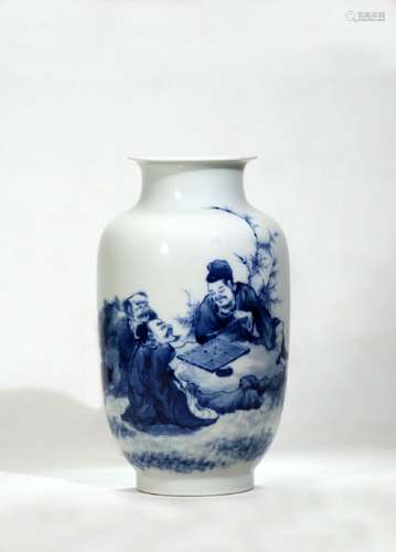 blue and white porcelain Bottle