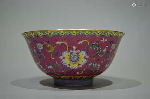 famille rose porcelain bowl