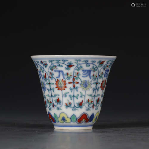 qing dynasty yongzheng period porcelain cup