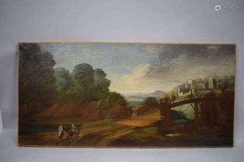 18th century FRENCH SCHOOL \n \nCountry landscape at…