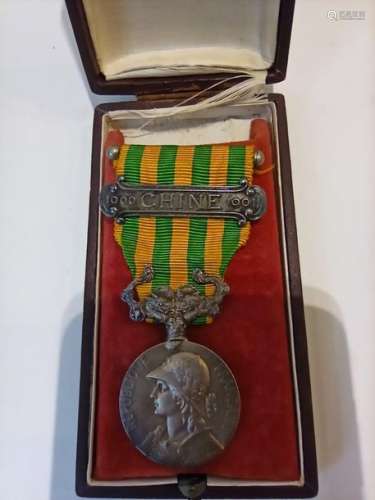 China Medal 1900 1901 in silver, ap. G. Lemaire. \n…