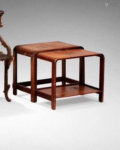 MAJORELLE FRERES & CIE \nNesting table, c. 1925, in…