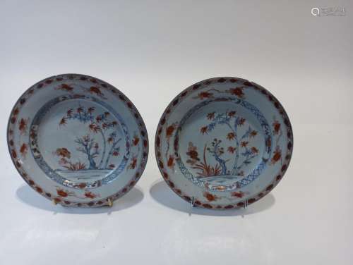 CHINA Compagnie des Indes \nTwo round porcelain pla…