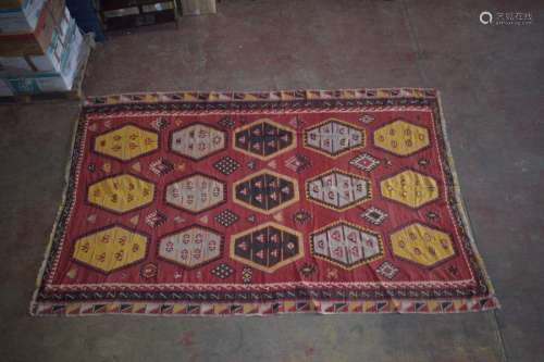 Carpet Kilim Konya (TURKEY), ca. 1975. \nSize: 335 …