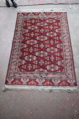 Russian Yomoud Bukhara carpet, circa 1975. \nSize: …