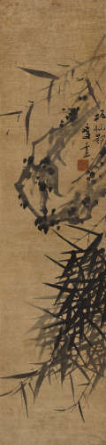 郑板桥（款）（1693-1766） 竹石图