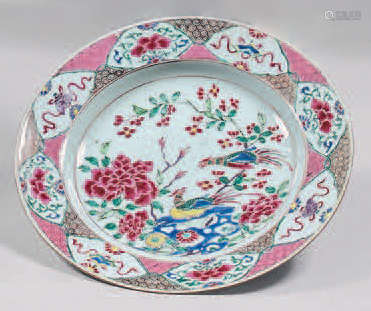 China porcelain soup plate. Yongzheng Qianlong, 18…