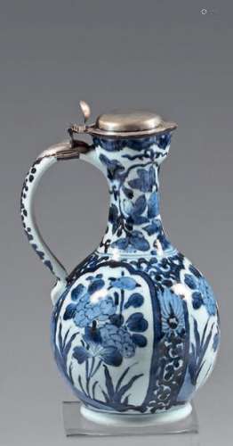 Small Japanese porcelain ewer (Arita) from the end…
