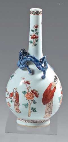 Small porcelain vase of China. Kangxi Yongzheng po…