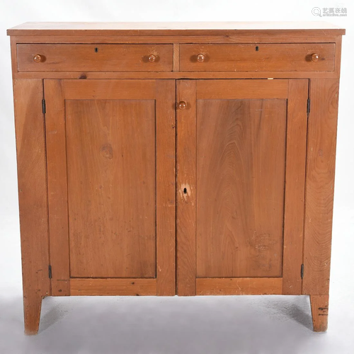 19th Century Pine Shaker Cabinet.