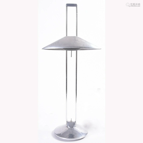 Modernist Metal Table Lamp.