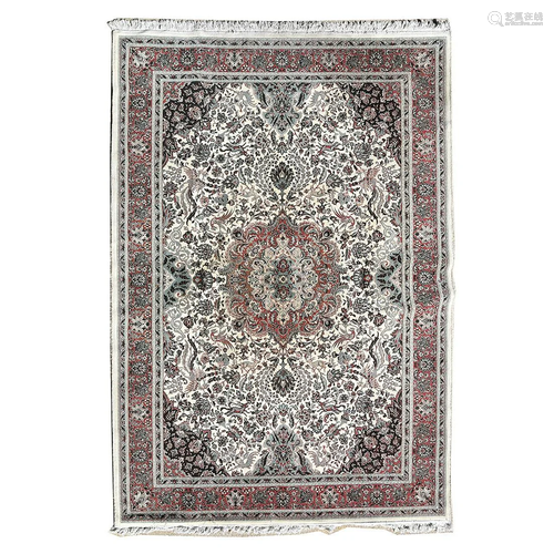 Persian Style Wool Carpet.